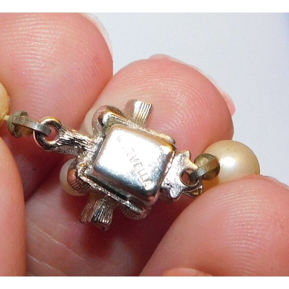 Vintage Marvella Faux Pearl Beaded Necklace - Picture 4 of 5